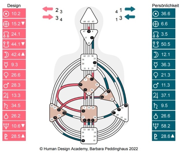 Human Design Chart Beispiel